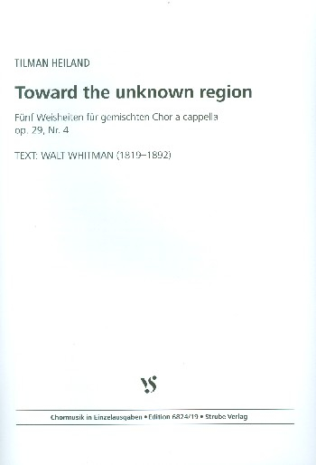 Toward the unknown Region op.29,4