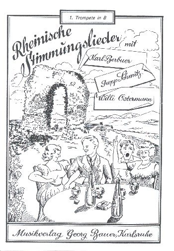 Rheinische Stimmungslieder: für Blasorchester