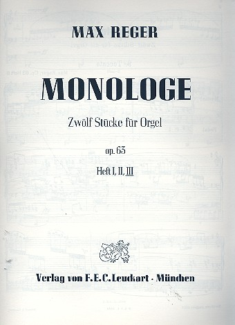 Monologe op.63 Band 3 (Nr.9-12) für Orgel