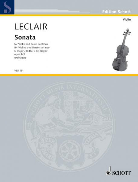Sonate D-Dur Nr.3 op.9 für Violine und Klavier