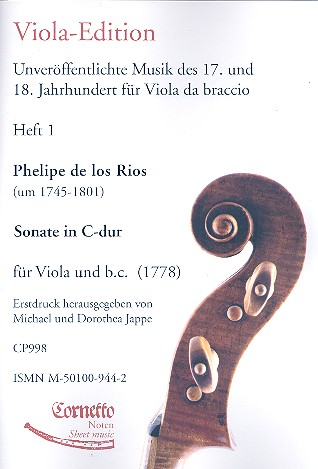 Sonate C-Dur für Viola und bc