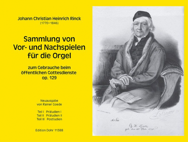 Sammlung von Vor- und Nachspielen op.129 Teil 1-3 für Orgel