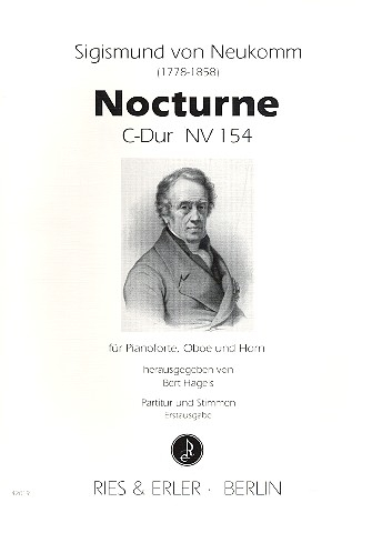 Nocturne C-Dur NV154 für Oboe, Horn und Klavier