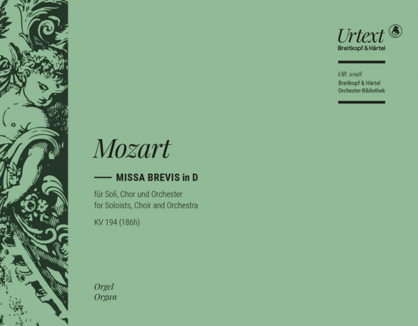 Missa brevis D-Dur KV194 (KV186h) für Soli, gem Chor und Orchester