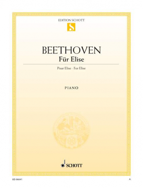 Einzelausgabe für Klavier Für Elise (Albumblatt WOO 59)