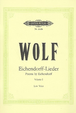 Eichendorff-Lieder Band 1 für tiefe Singstimme und Klavier (dt/en)