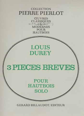 3 pieces breves op.115 pour hautbois seul