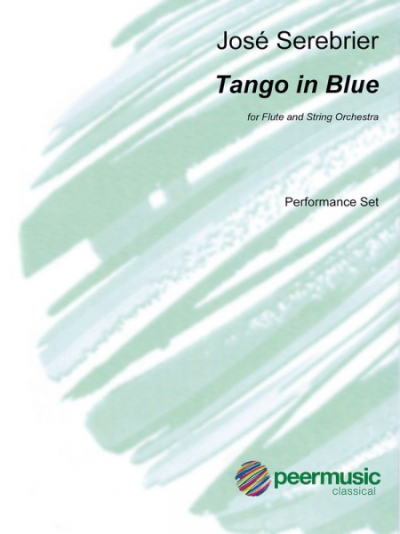 Tango in blue for flute and string orchestra