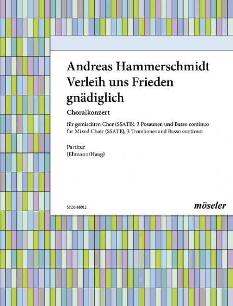 Verleih uns Frieden gnädiglich für gem Chor, Posaunen und Bc