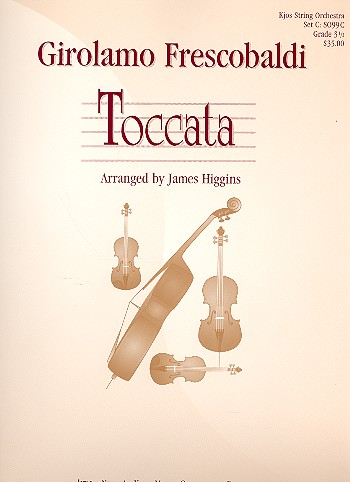 Toccata für Streichorchester Partitur und Stimmen