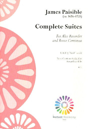 Complete Suites for alto recorder and Bc (Bc realized)
