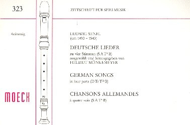 Deutsche Lieder zu 4 Stimmen (SATB)