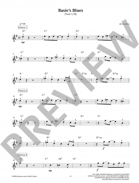 Übungsbuch Saxopophon Easy Jazz Conception