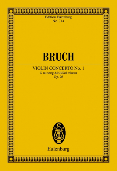 Konzert g-Moll Nr.1 op.26 für Violine und Orchester