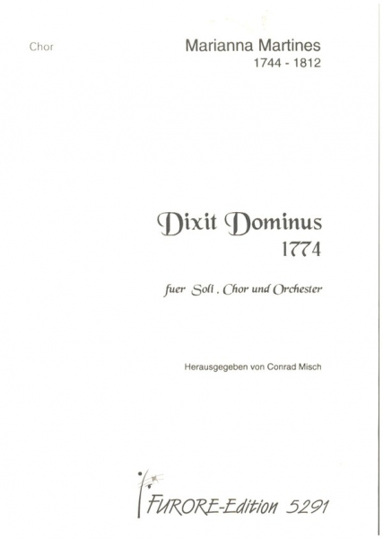 Dixit Dominus für Soli, gem Chor und Orchester