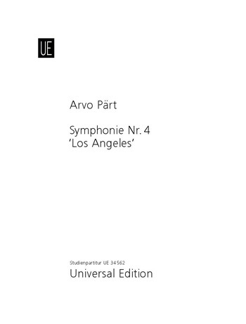 Sinfonie Nr.4 Los Angeles für Harfe, Pauken, Schlagzeug und Streichorchester
