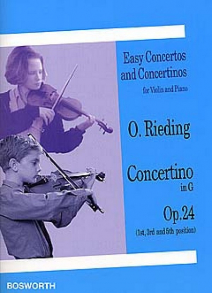 Spielbuch für Violine Concertino in G-Dur op. 24