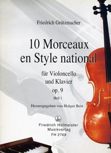 10 Morceaux en style national op 9 - Bd.1
