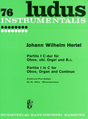Partita C-Dur Nr.1 für Oboe, Orgel und Bc