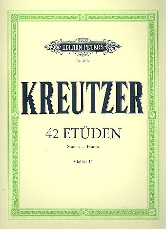 42 Etüden oder Capricen 2 Violinen