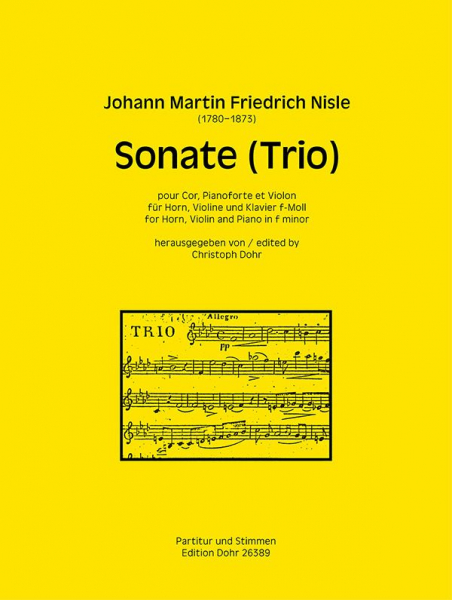 Sonate f-Moll für Horn, Violine und Klavier