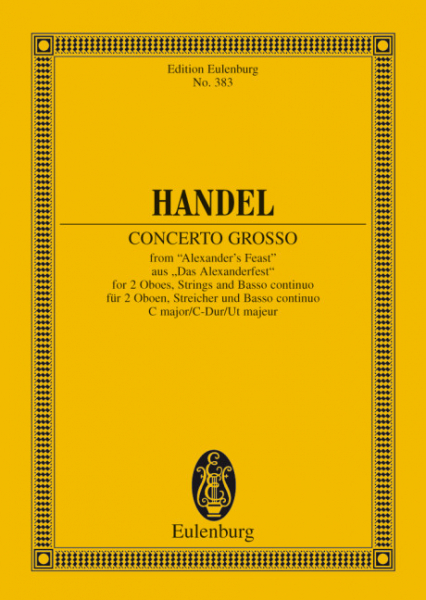 Concerto grosso C-Dur für Orchester