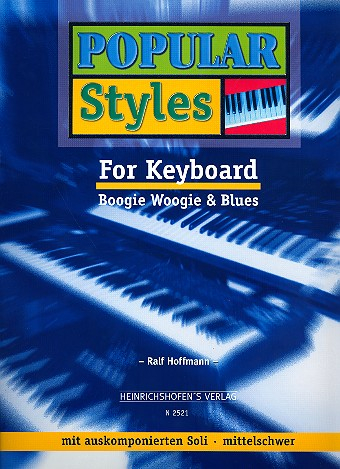 Popular Styles for Keyboard vol.1 boogie woogie and blues