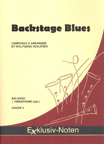Backstage Blues: für Big Band (Vibraphon ad lib)