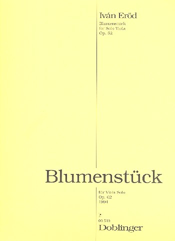 Blumenstück (1994) op.62 für Viola solo