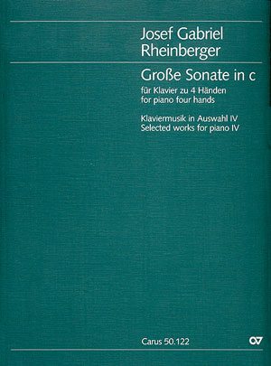 Große Sonate c-Moll op.122 für Klavier zu 4 Händen