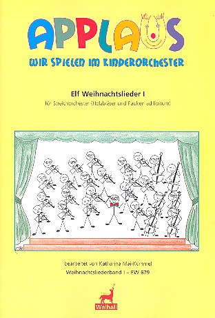Weihnachtslieder Band 1 für Streichorchester (Holzbläser und Percussion ad lib)