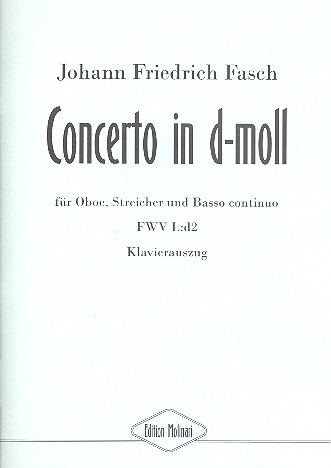 Konzert d-Moll FWV L:d2 für Oboe, Streicher und Bc für