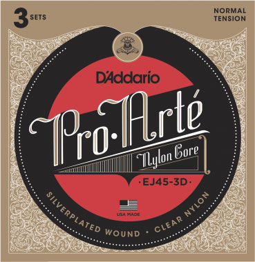 Saitensatz 3D-Pack D´Addario EJ45-3D Pro Arte Classical Normal