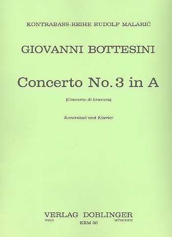Concerto no.3 in a für Kontrabass und Klavier
