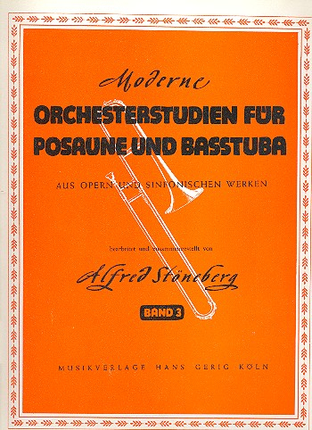 Moderne Orchesterstudien Band 3 für Posaune und Baßtuba