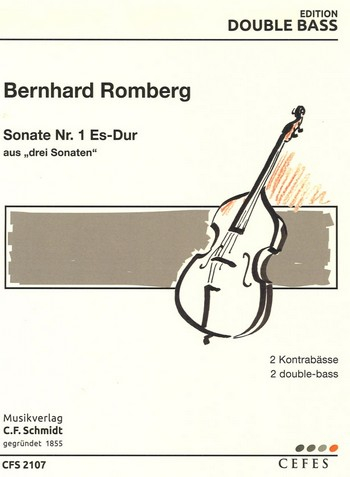 Sonate Es-Dur Nr.1 für 2 Kontrabässe