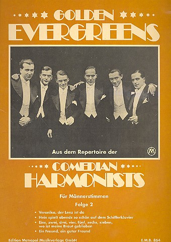 Comedian Harmonists Band 2 Golden Evergreens für Männerchor