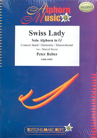 Swiss Lady (+CD) für solo Alphorn in Ges und Blasorchester