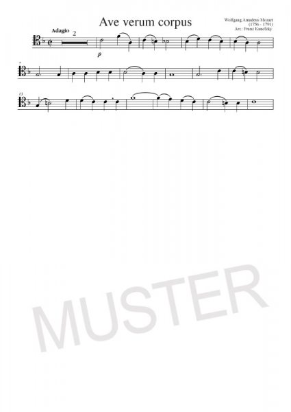 Spielband für Posaune Alte Meister