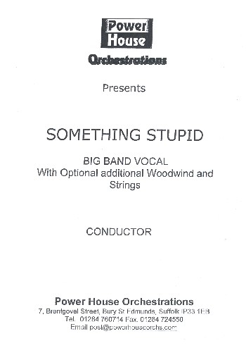 Somethin&#039; stupid for 2 voices and big band (woodwind and strings ad lib)