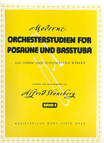 Moderne Orchesterstudien Band 4 für Posaune und Baßtuba