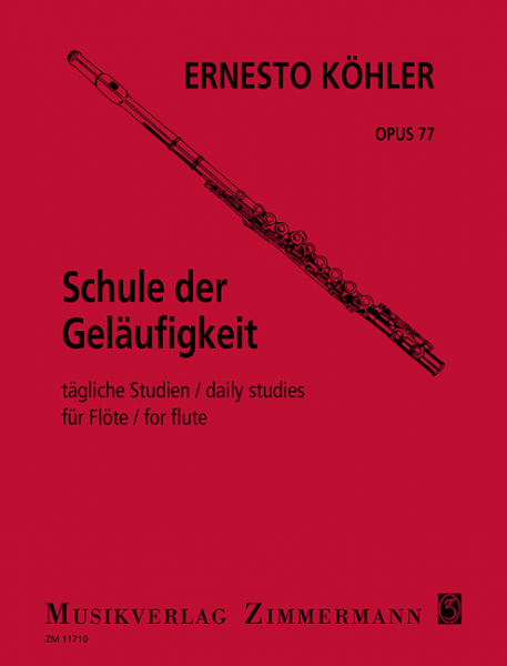 Etüden für Flöte Schule der Geläufigkeit, op. 77