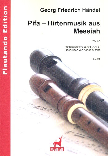 Pifa HWV56 für 4 Blockflöten (AATB)