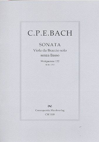 Sonate Wq132 für Viola (da braccio)