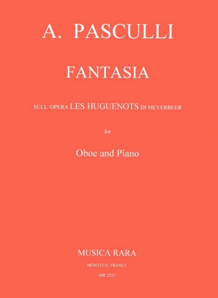 Fantasia sull&#039;opera &#039;Les Huguenots&#039; di Meyerbeer für Oboe und Klavier