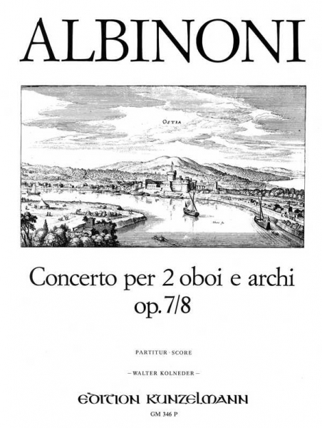 Konzert D-Dur op.7,8 für 2 Oboen und Streichorchester