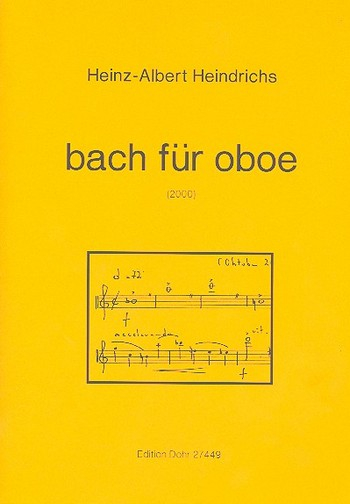 B A C H für Oboe