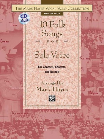 10 Folk Songs (+CD) for medium high voice and piano