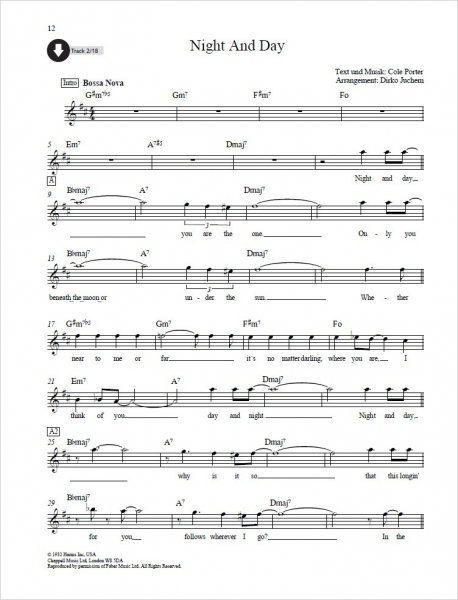 Spielband Tenorsax Jazz Ballads