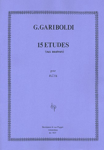 15 études pour flûte seule